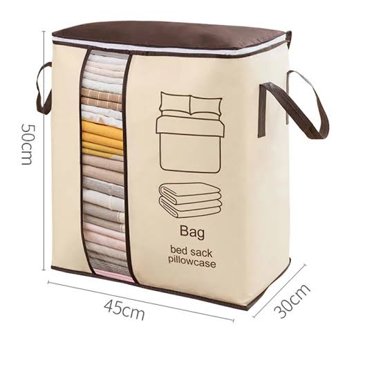 Large Portable Clothes Storage Bag Clothing Organizer