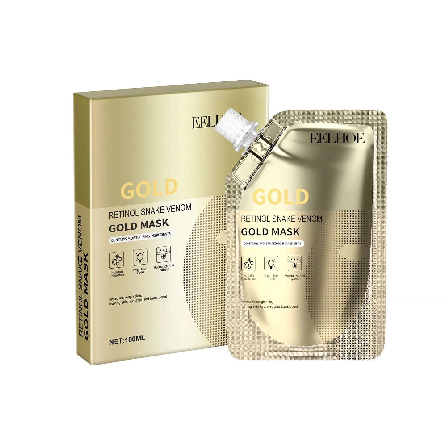 Gold Retinol Snake Venom Peel Off Mask